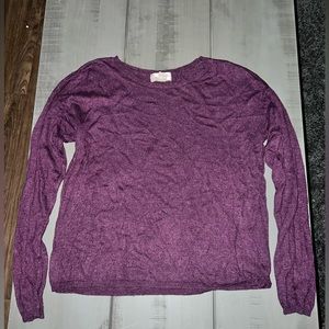 Purple sweater
